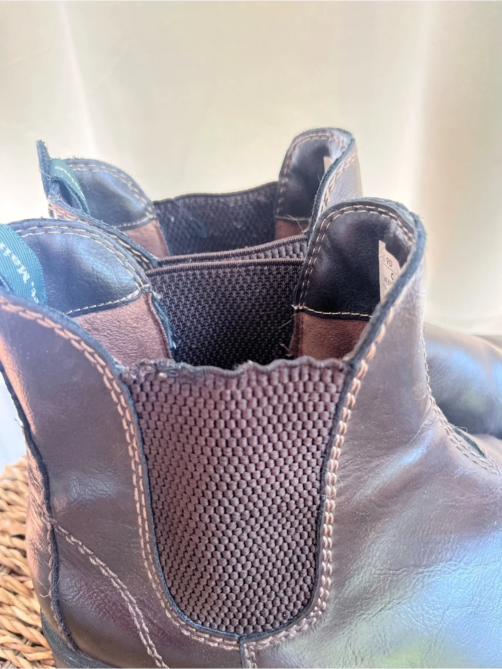 Eastland Men's Dark Brown Leather Chelsea Boots